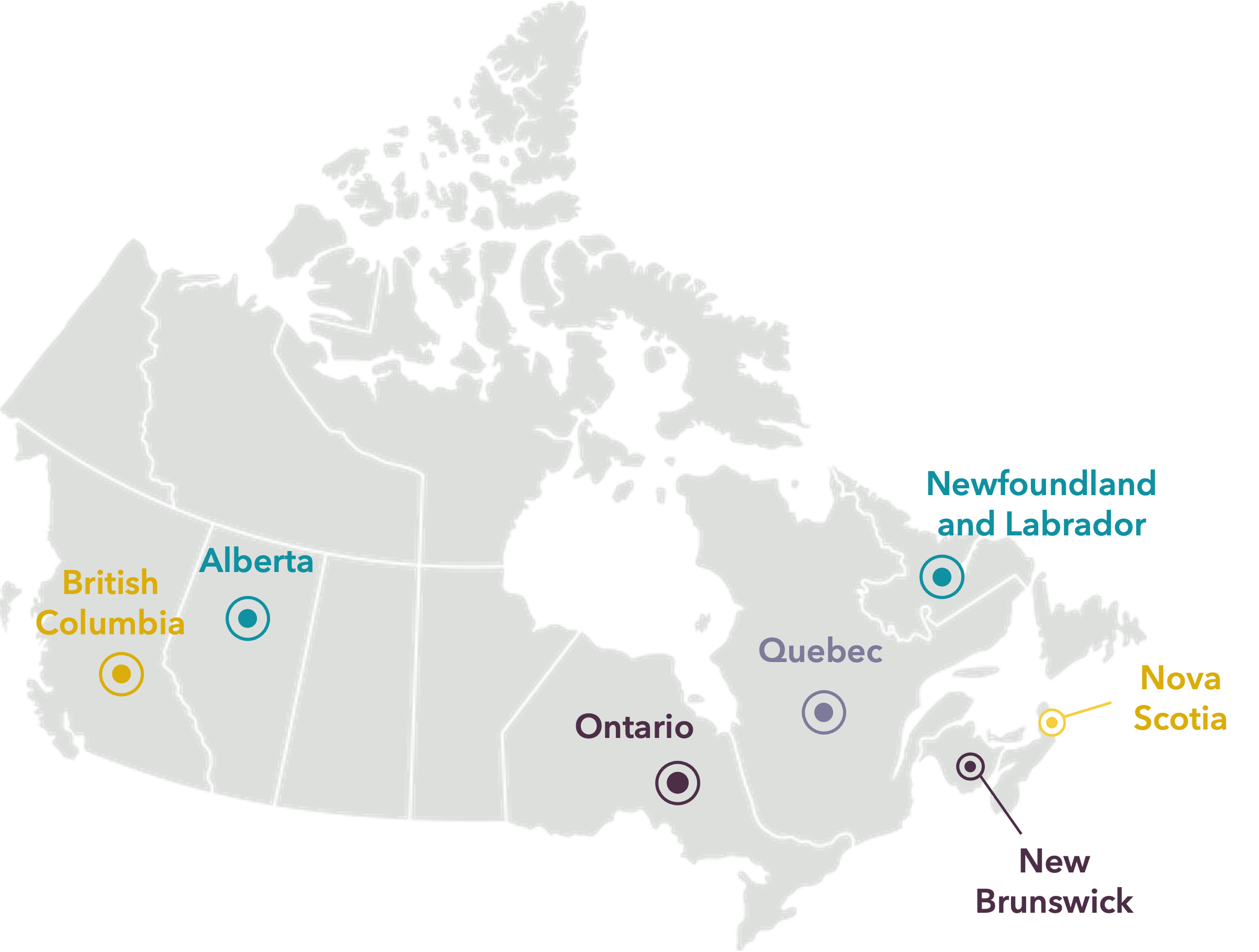 Canada Submissions Map