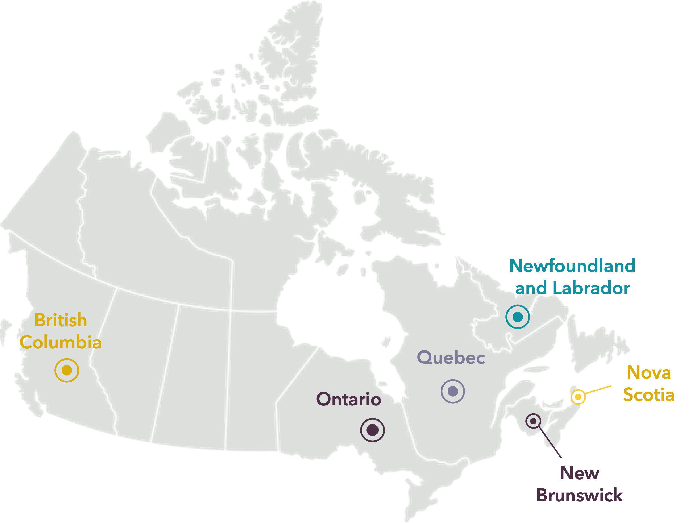 Canada Submissions Map