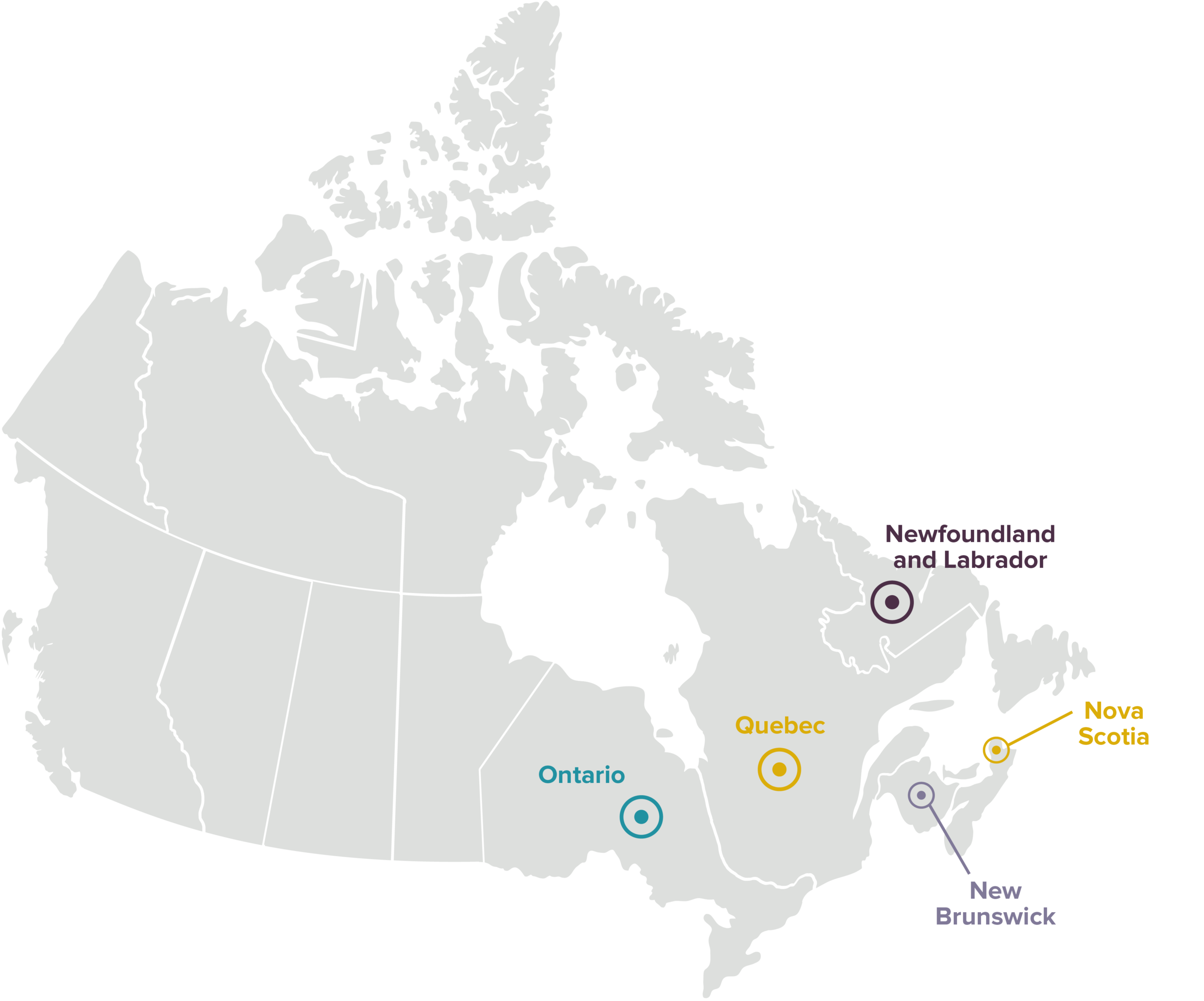 Canada Submissions Map