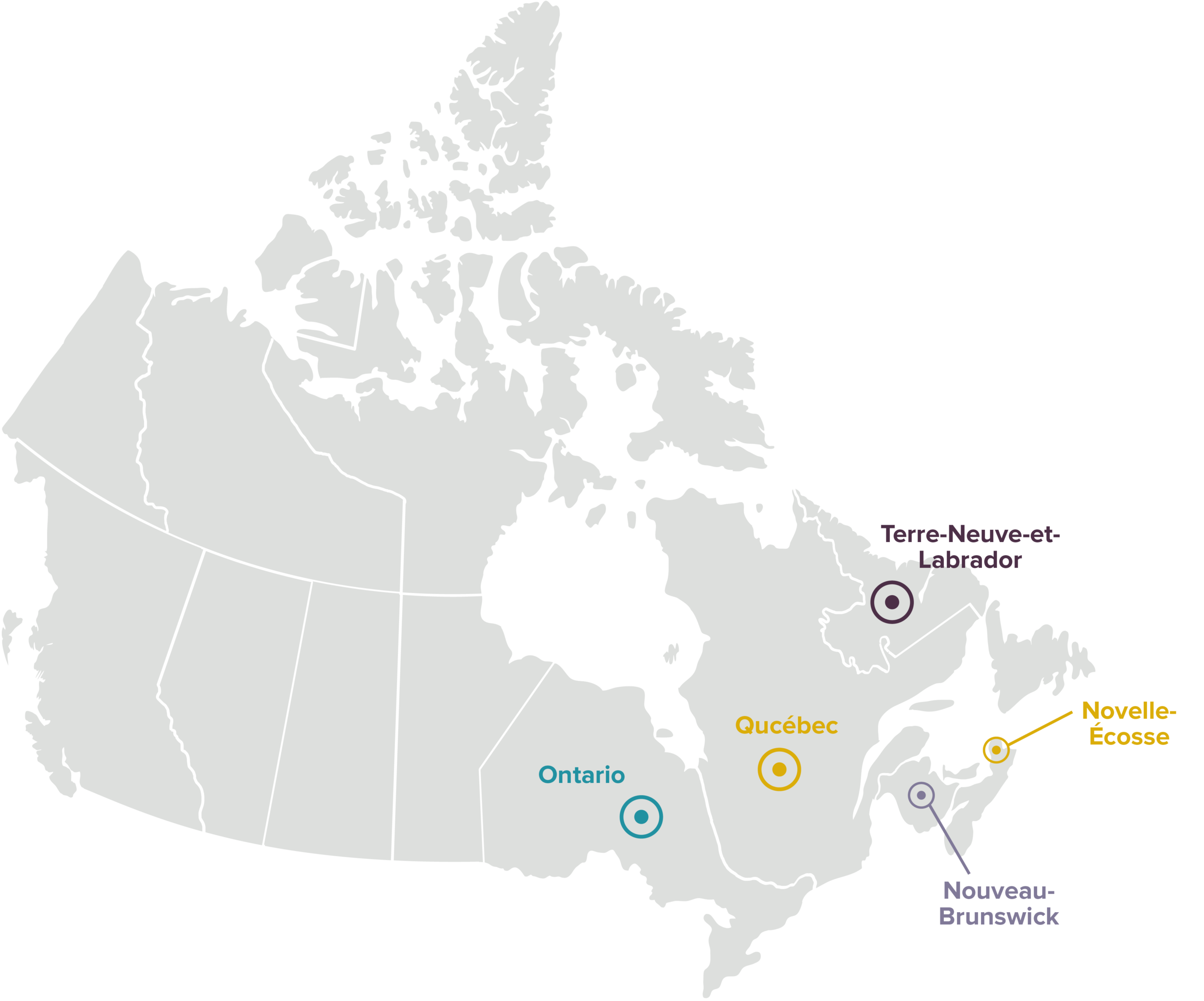 Canada Submissions Map